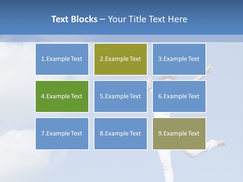 Cloud Fashion Beauty PowerPoint Template
