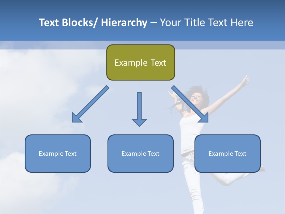 Cloud Fashion Beauty PowerPoint Template