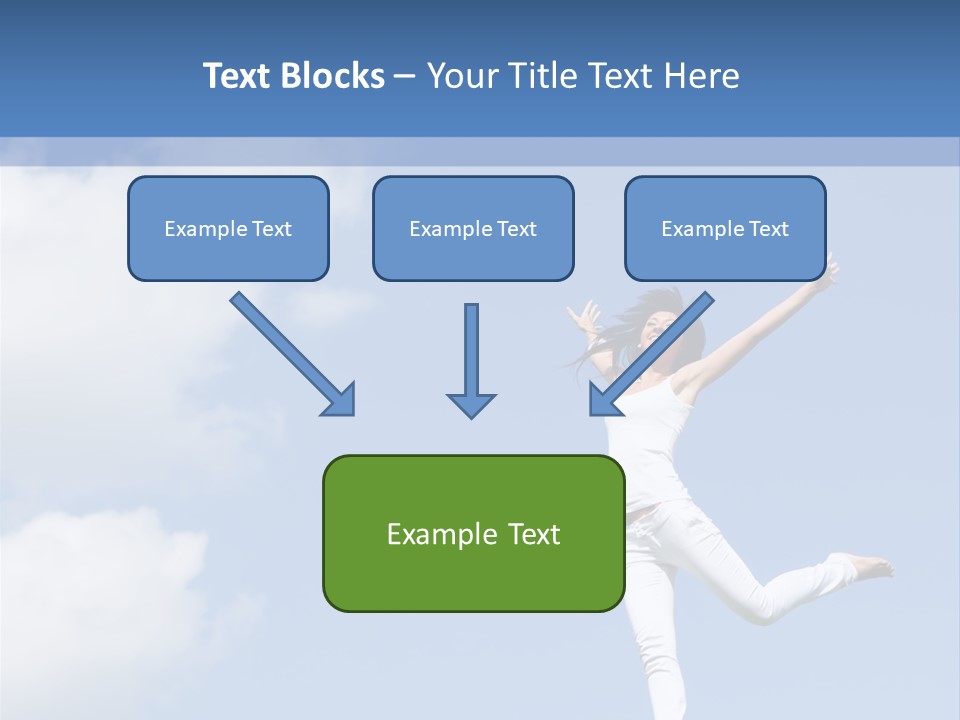 Cloud Fashion Beauty PowerPoint Template