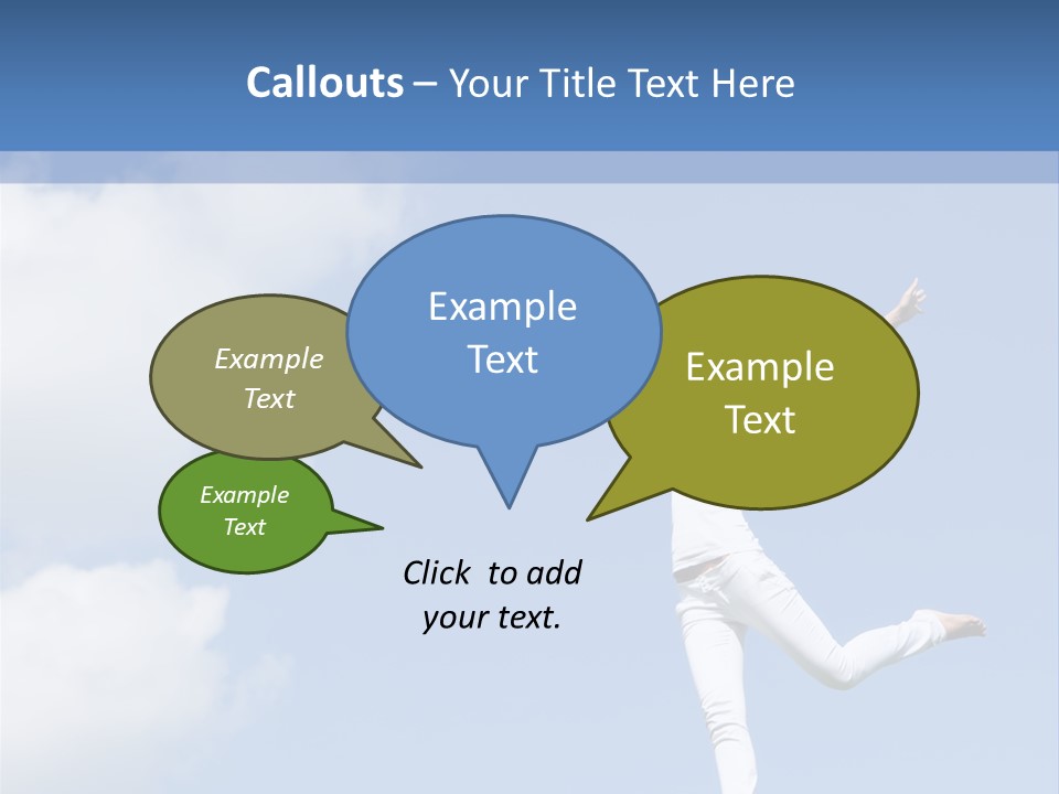 Cloud Fashion Beauty PowerPoint Template