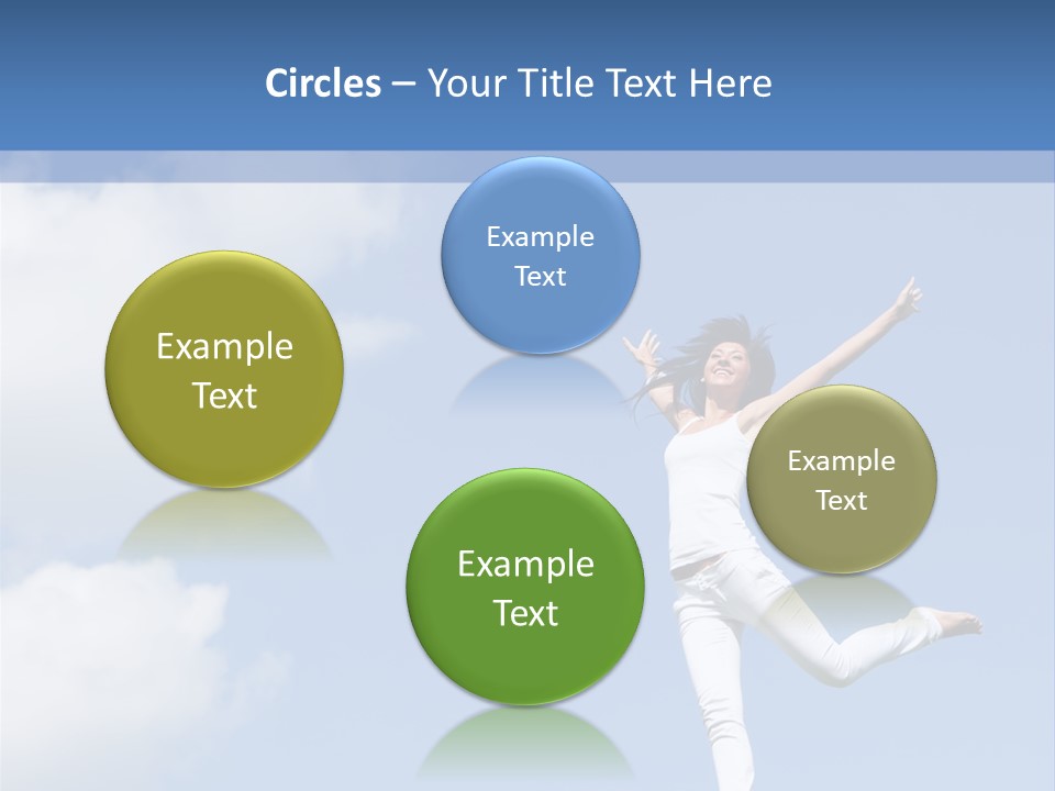 Cloud Fashion Beauty PowerPoint Template