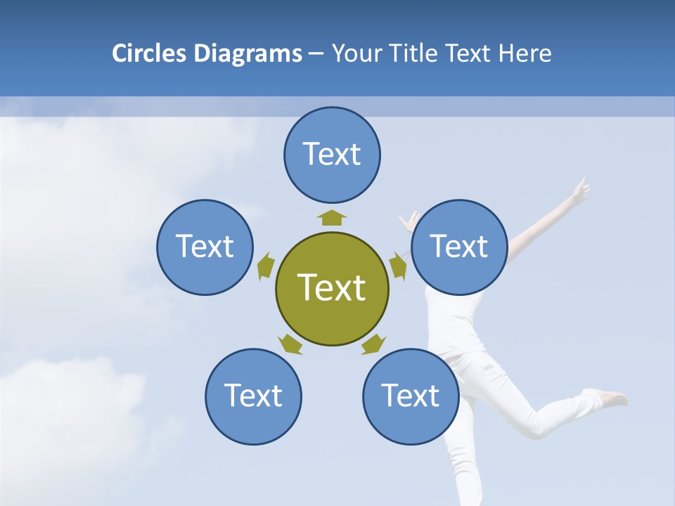 Cloud Fashion Beauty PowerPoint Template