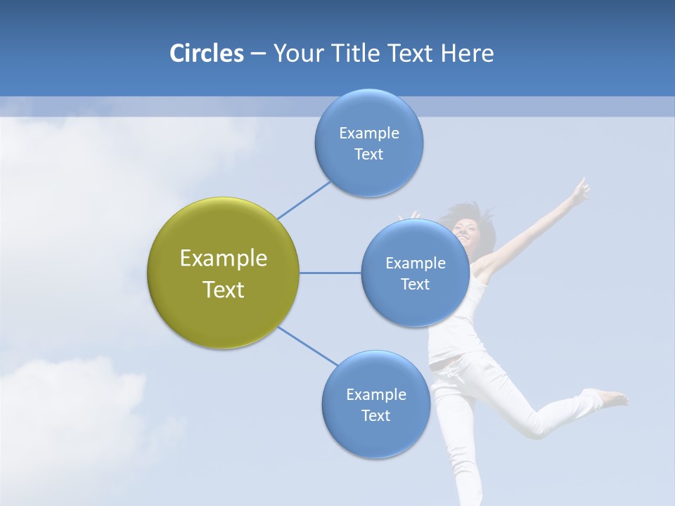 Cloud Fashion Beauty PowerPoint Template