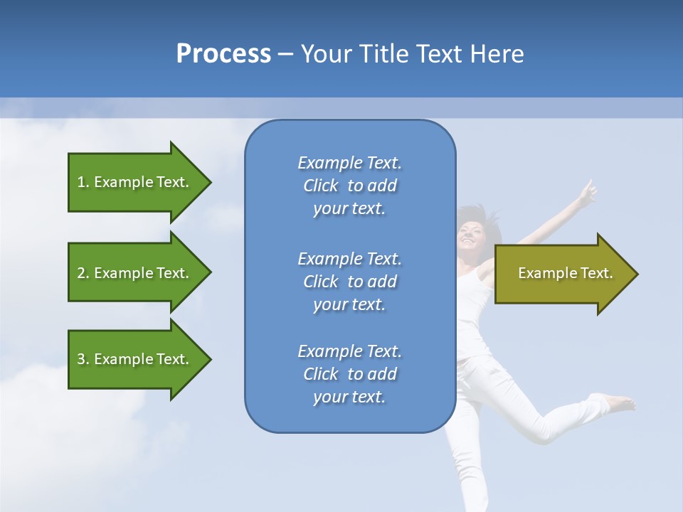 Cloud Fashion Beauty PowerPoint Template