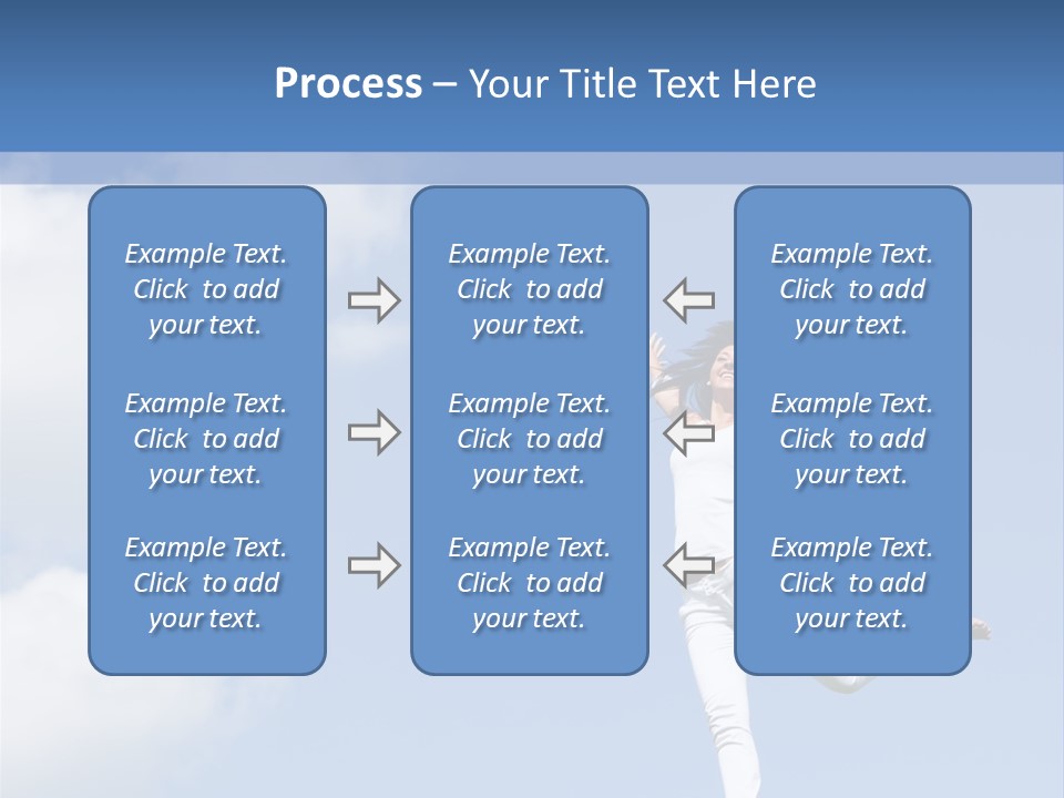 Cloud Fashion Beauty PowerPoint Template