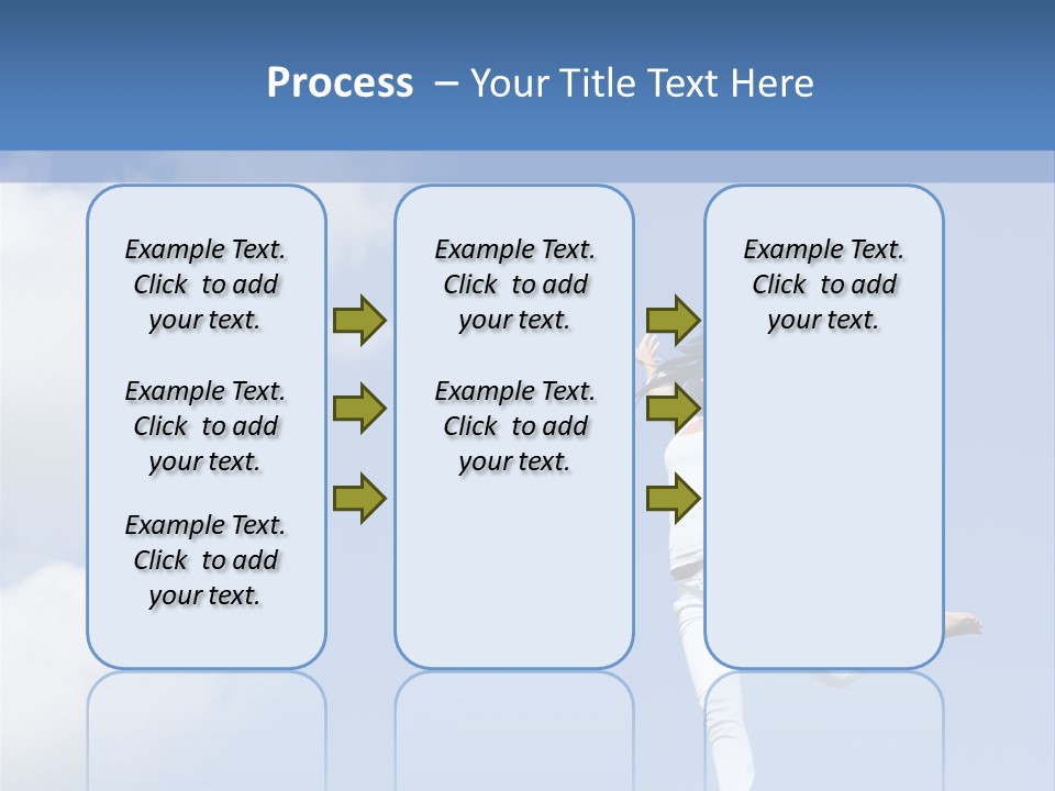 Cloud Fashion Beauty PowerPoint Template