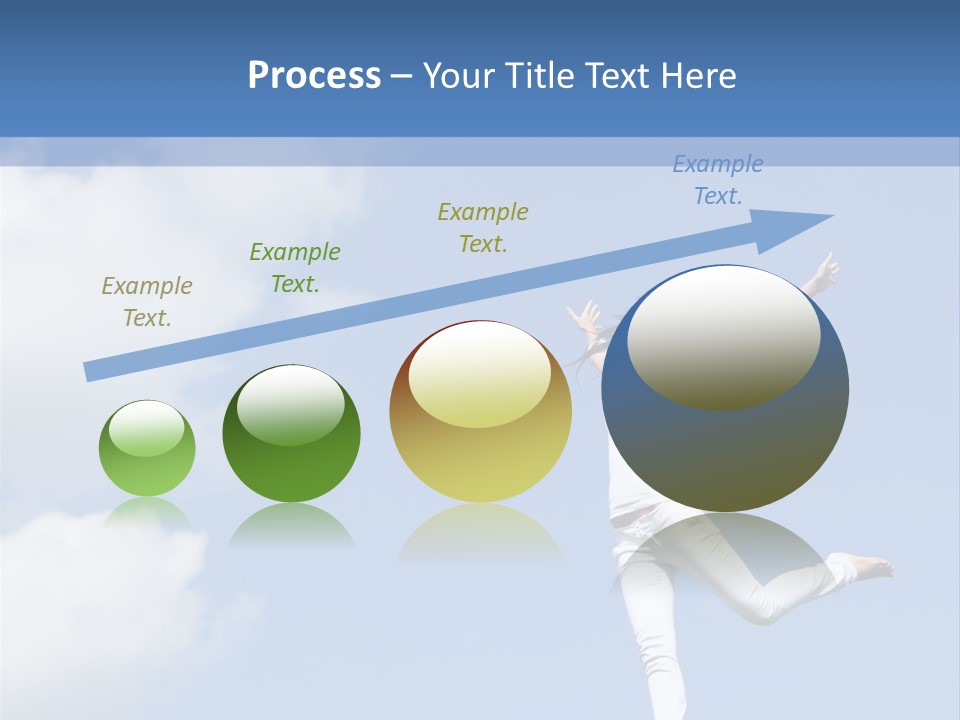 Cloud Fashion Beauty PowerPoint Template