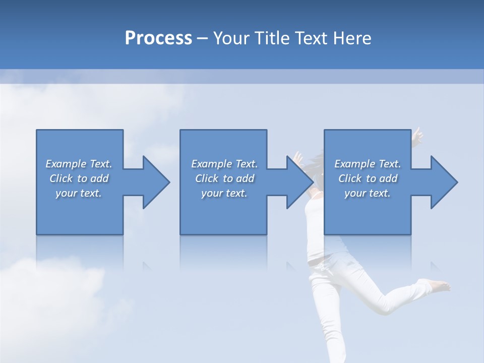 Cloud Fashion Beauty PowerPoint Template