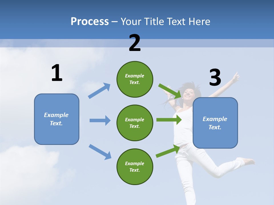 Cloud Fashion Beauty PowerPoint Template