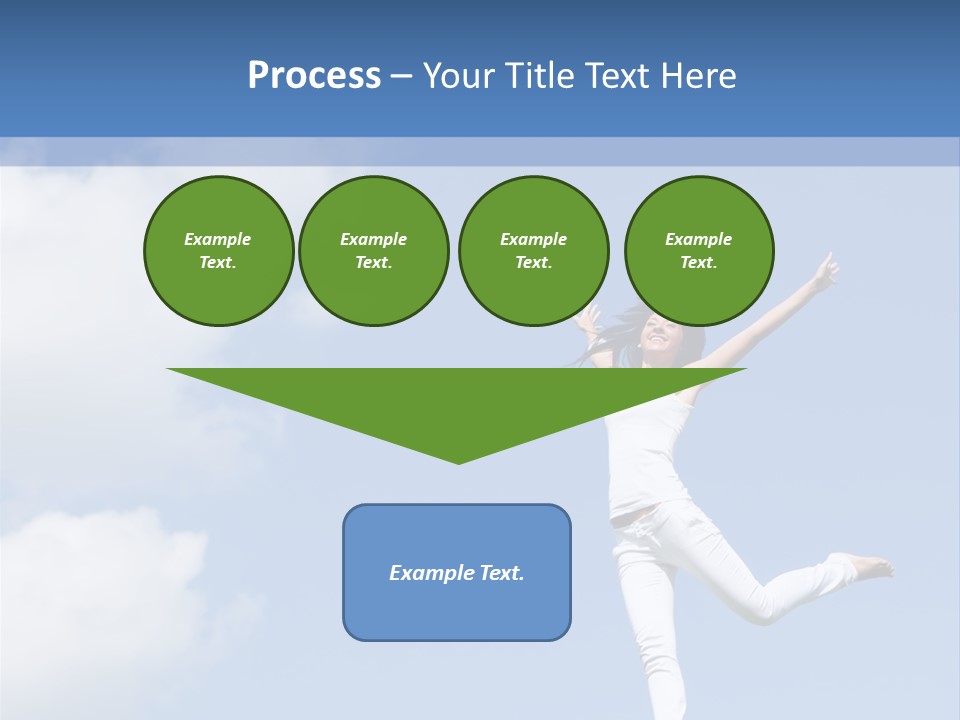 Cloud Fashion Beauty PowerPoint Template