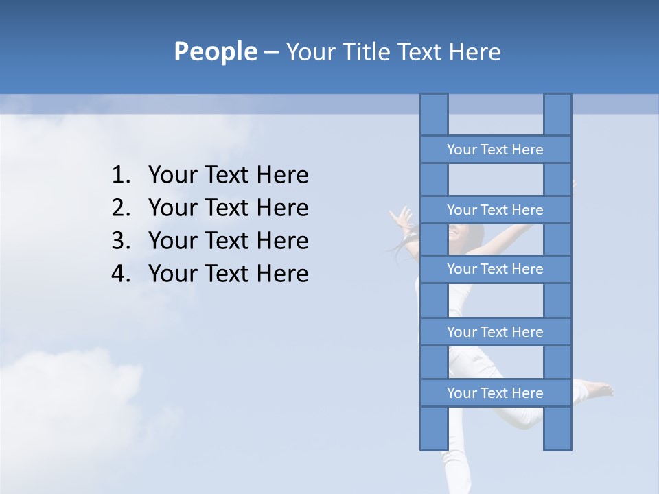 Cloud Fashion Beauty PowerPoint Template