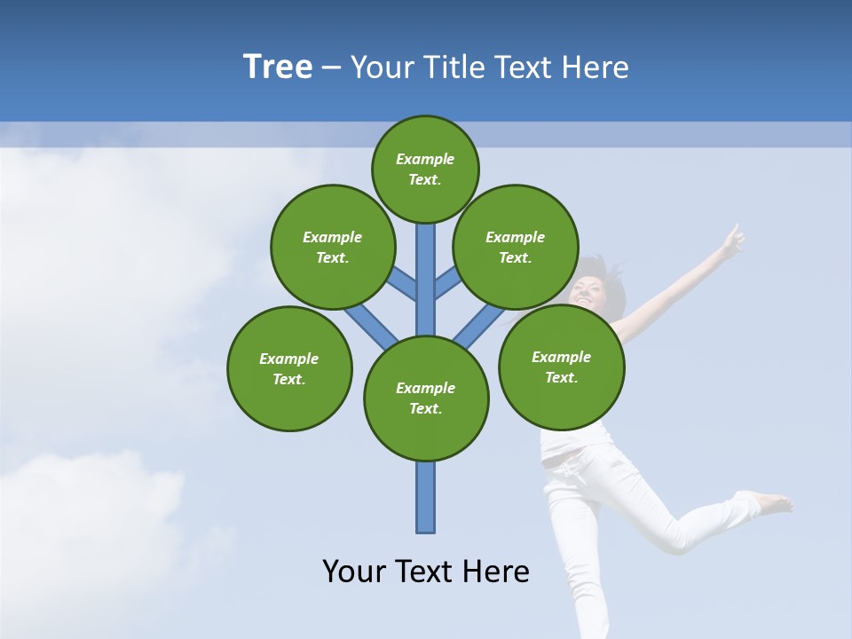 Cloud Fashion Beauty PowerPoint Template