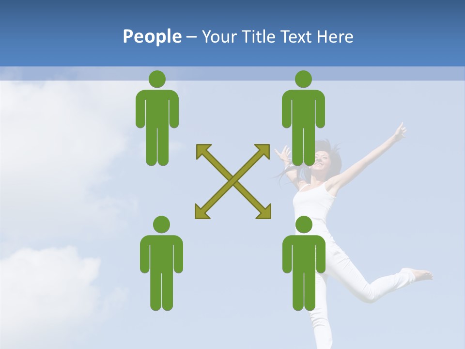 Cloud Fashion Beauty PowerPoint Template