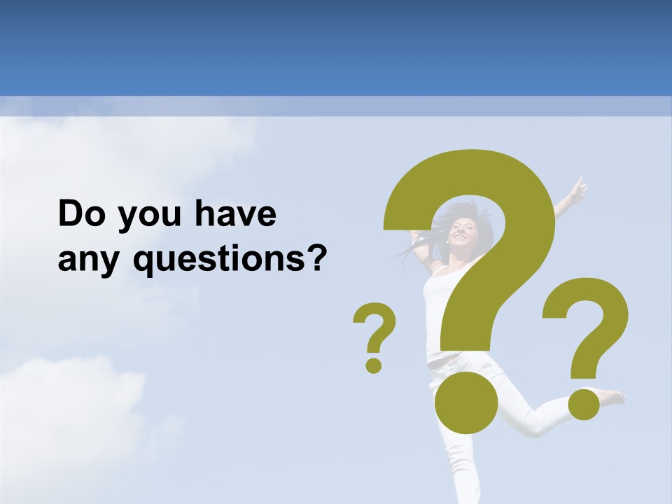 Cloud Fashion Beauty PowerPoint Template