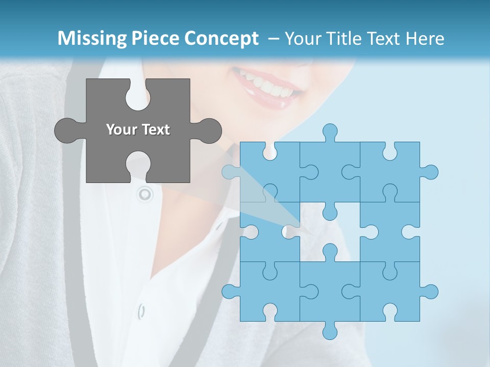 Lady Cheerful  PowerPoint Template