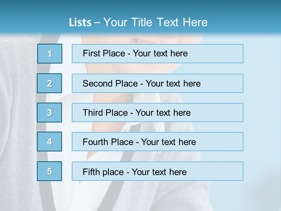 Lady Cheerful  PowerPoint Template