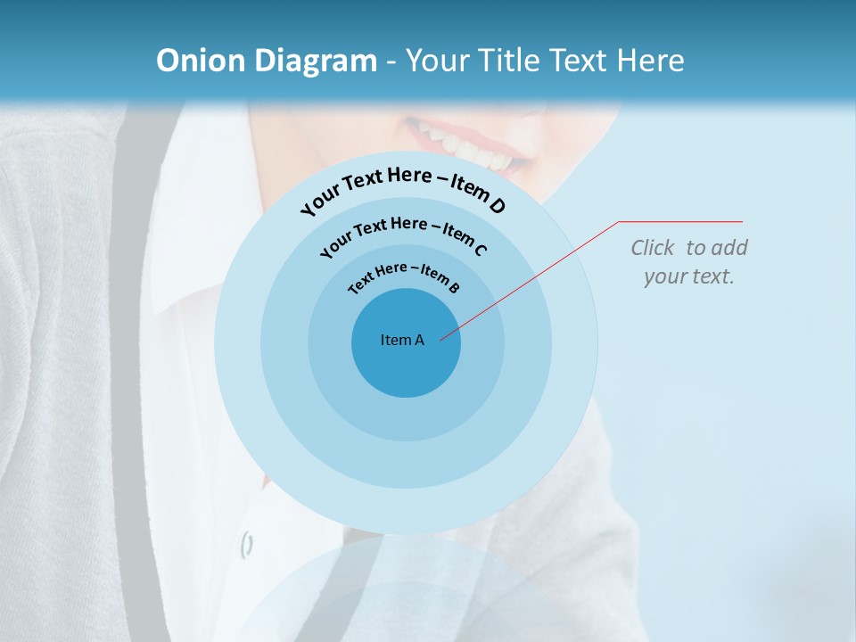 Lady Cheerful  PowerPoint Template