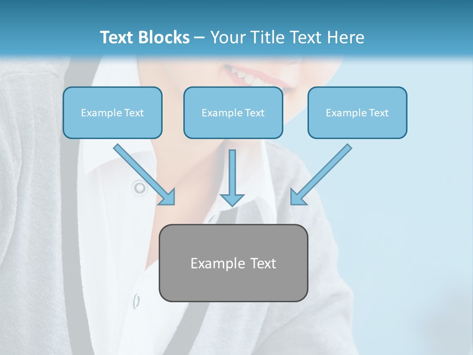 Lady Cheerful  PowerPoint Template