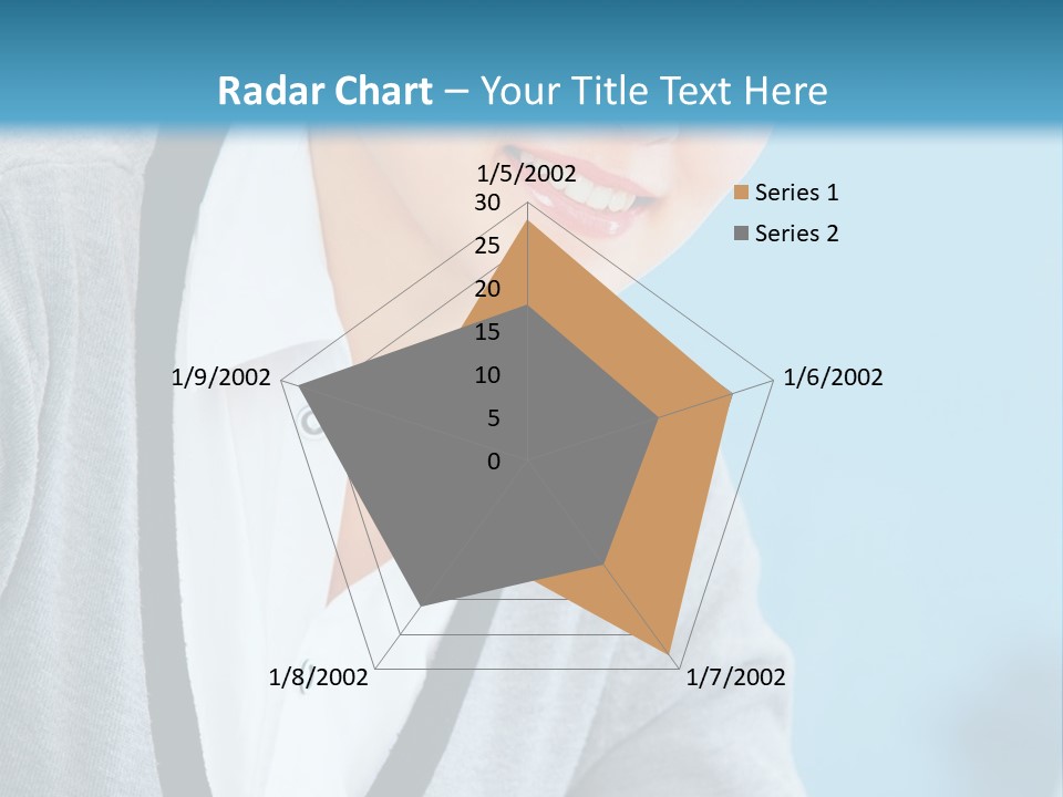 Lady Cheerful  PowerPoint Template