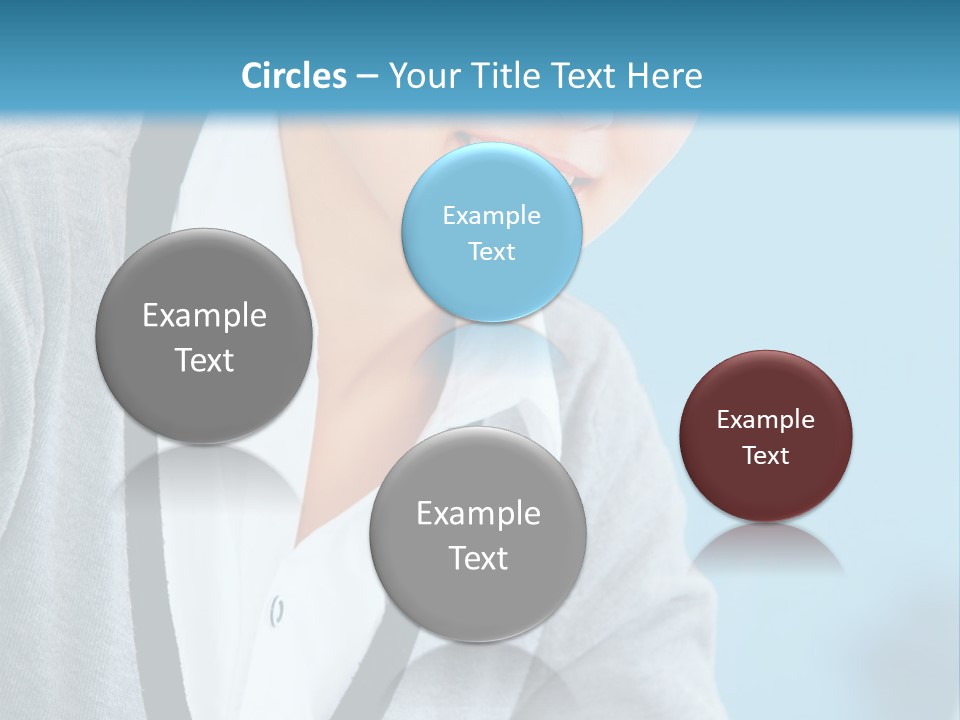 Lady Cheerful  PowerPoint Template