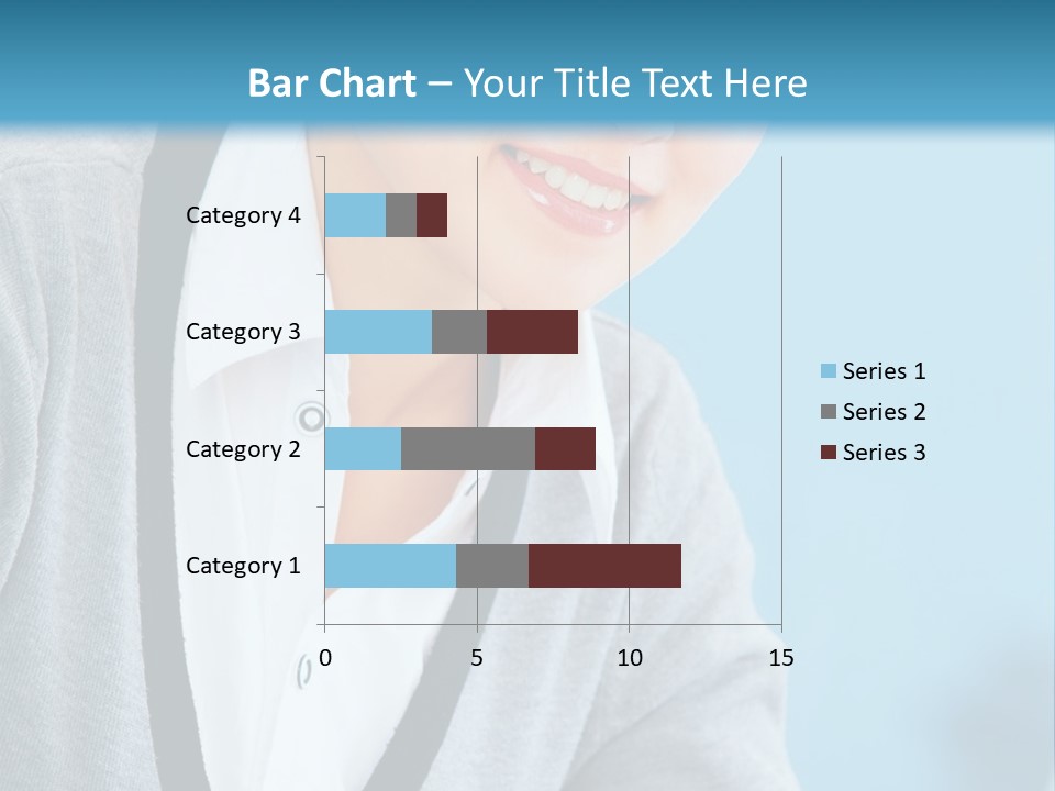 Lady Cheerful  PowerPoint Template