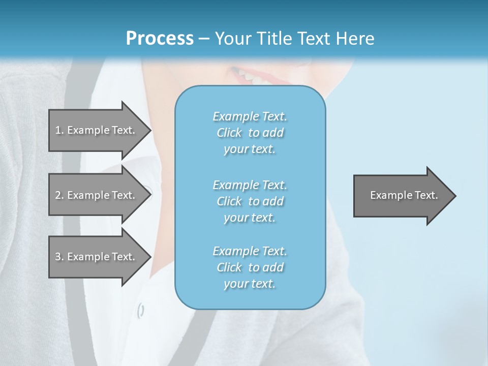 Lady Cheerful  PowerPoint Template