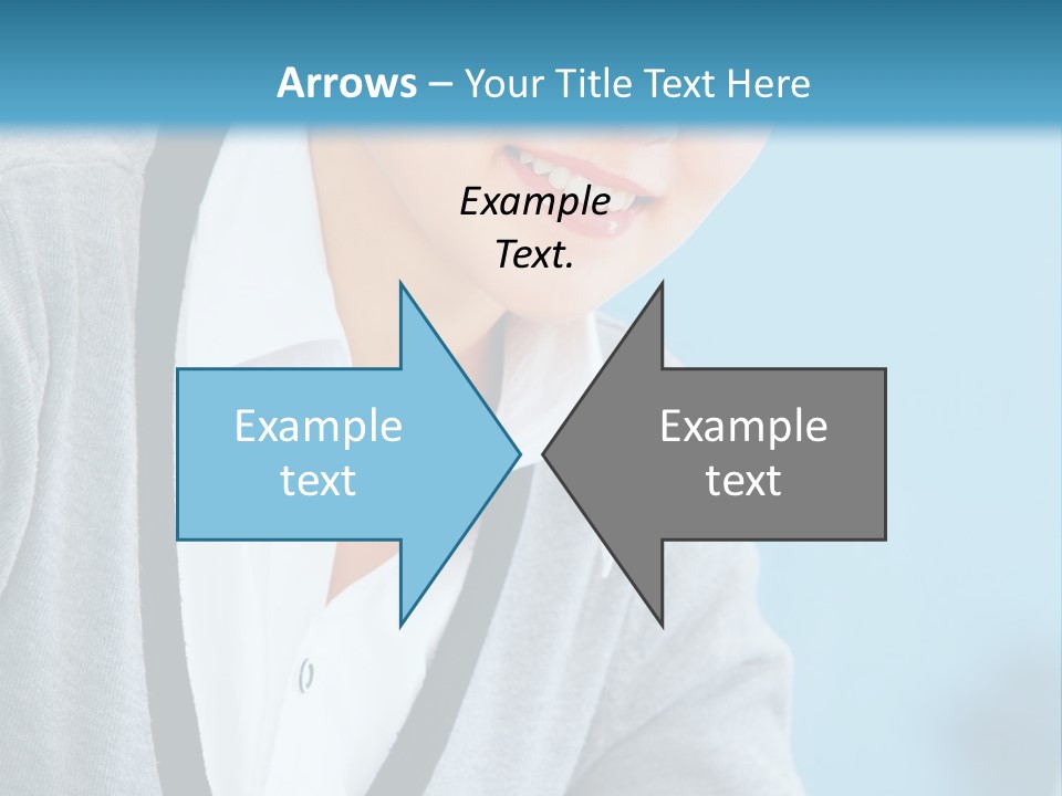 Lady Cheerful  PowerPoint Template