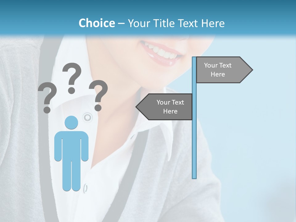 Lady Cheerful  PowerPoint Template