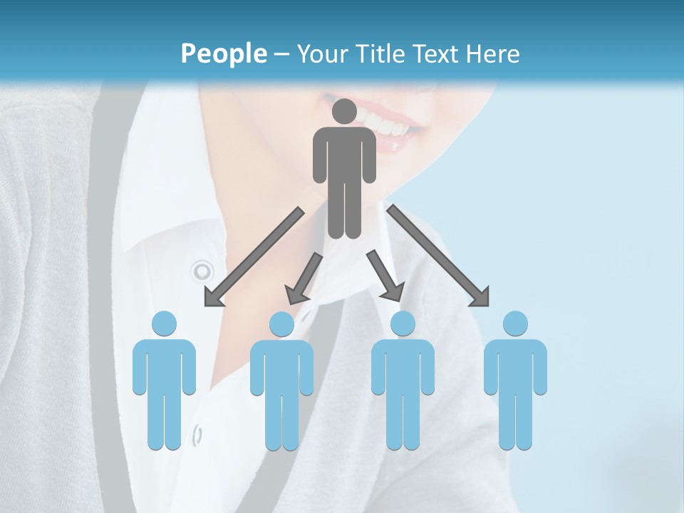 Lady Cheerful  PowerPoint Template