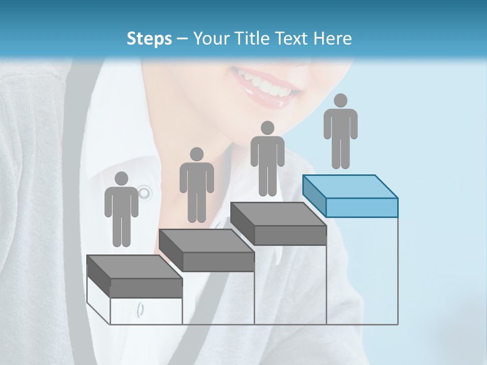 Lady Cheerful  PowerPoint Template