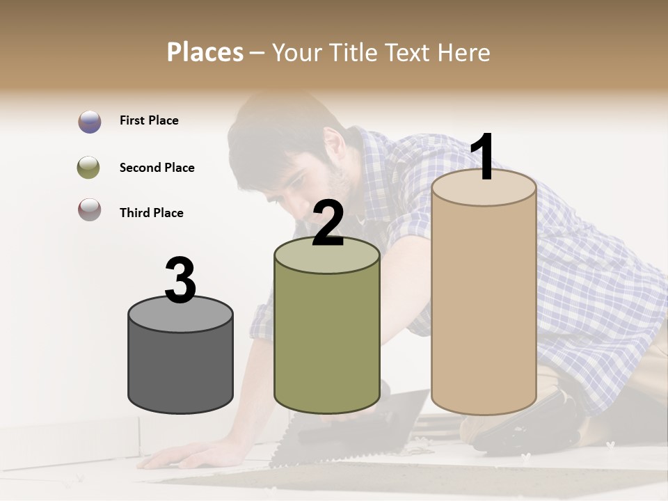 Construction Tool Trowel PowerPoint Template