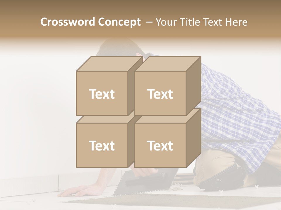Construction Tool Trowel PowerPoint Template