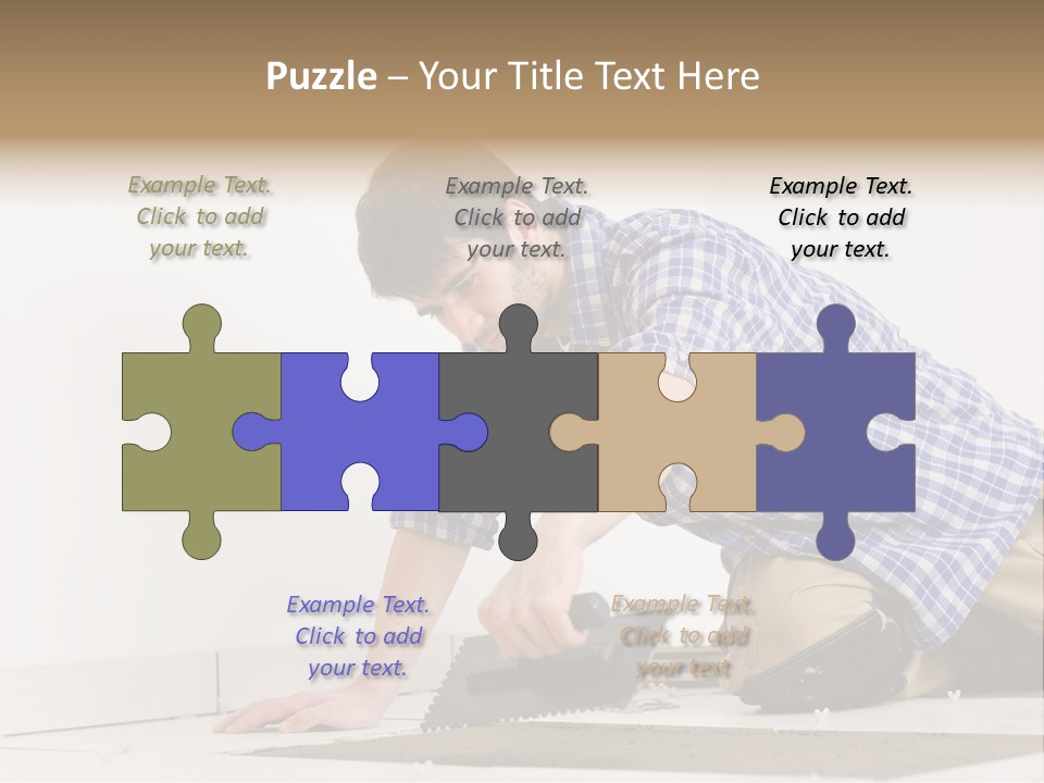 Construction Tool Trowel PowerPoint Template