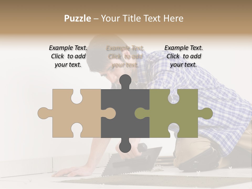 Construction Tool Trowel PowerPoint Template