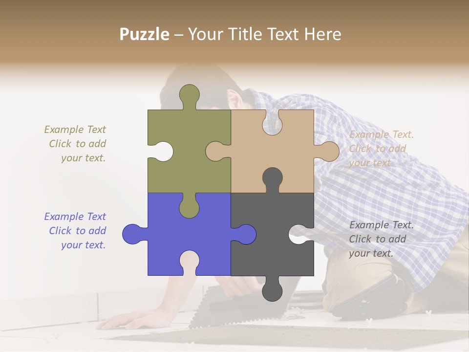 Construction Tool Trowel PowerPoint Template