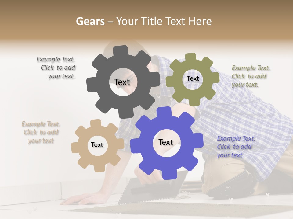 Construction Tool Trowel PowerPoint Template