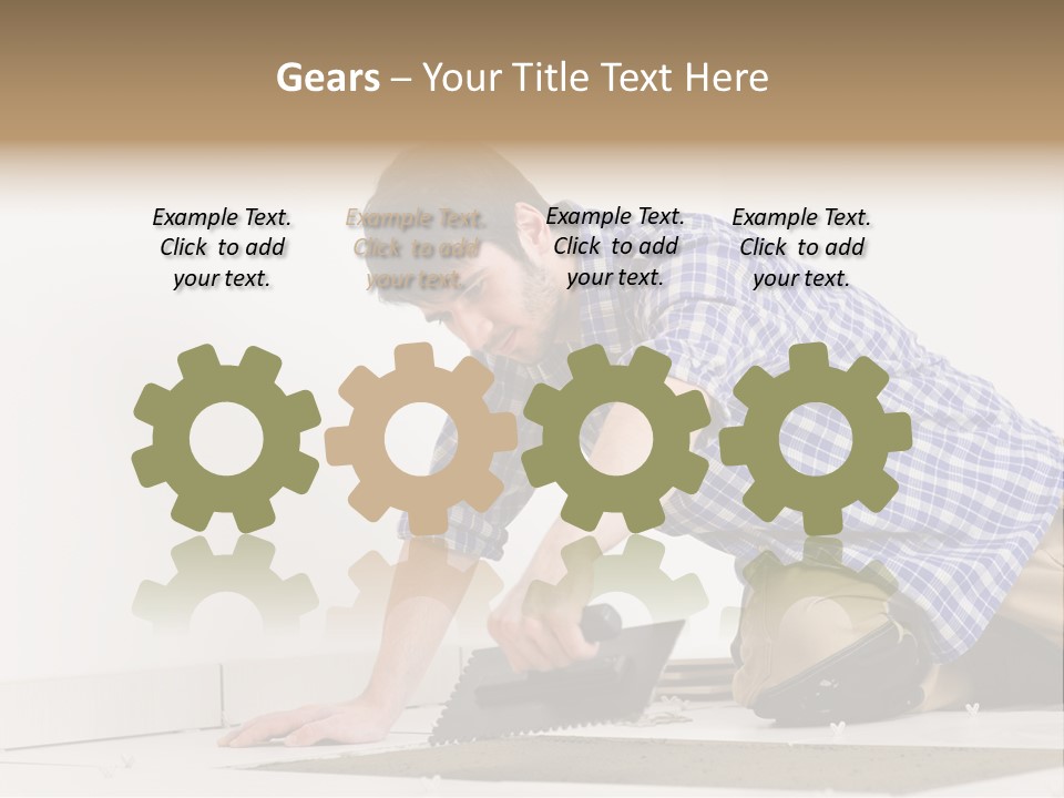 Construction Tool Trowel PowerPoint Template