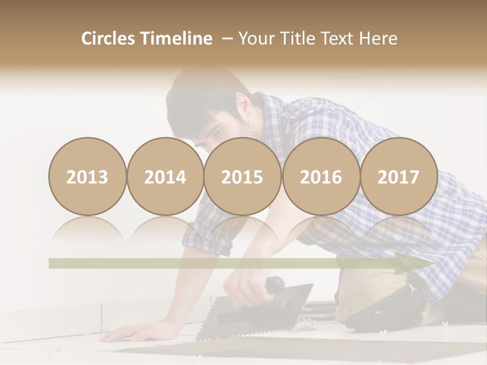 Construction Tool Trowel PowerPoint Template