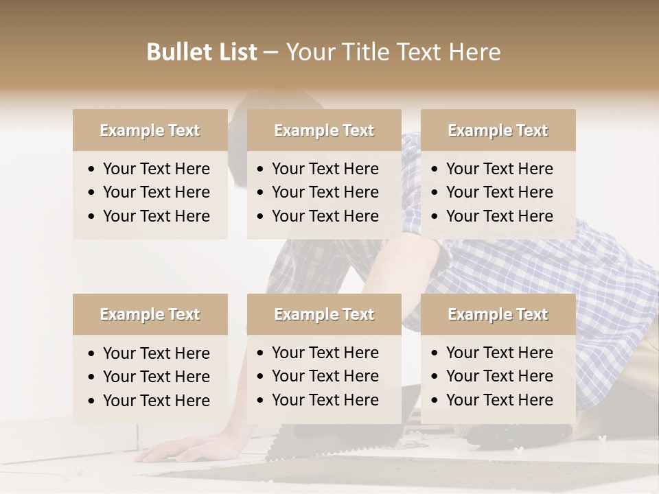 Construction Tool Trowel PowerPoint Template