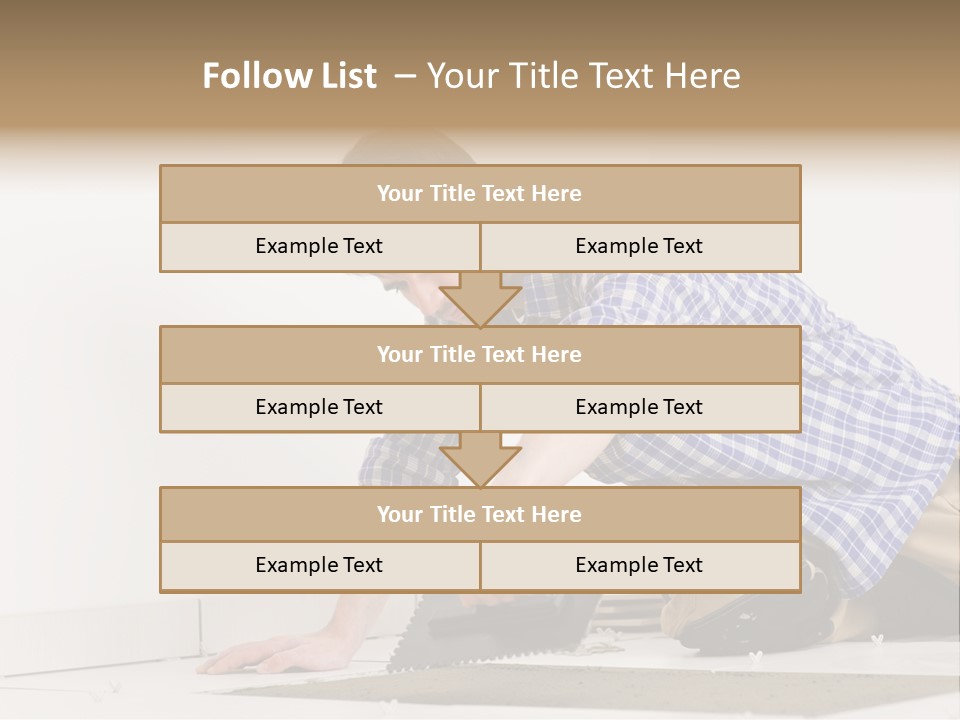 Construction Tool Trowel PowerPoint Template