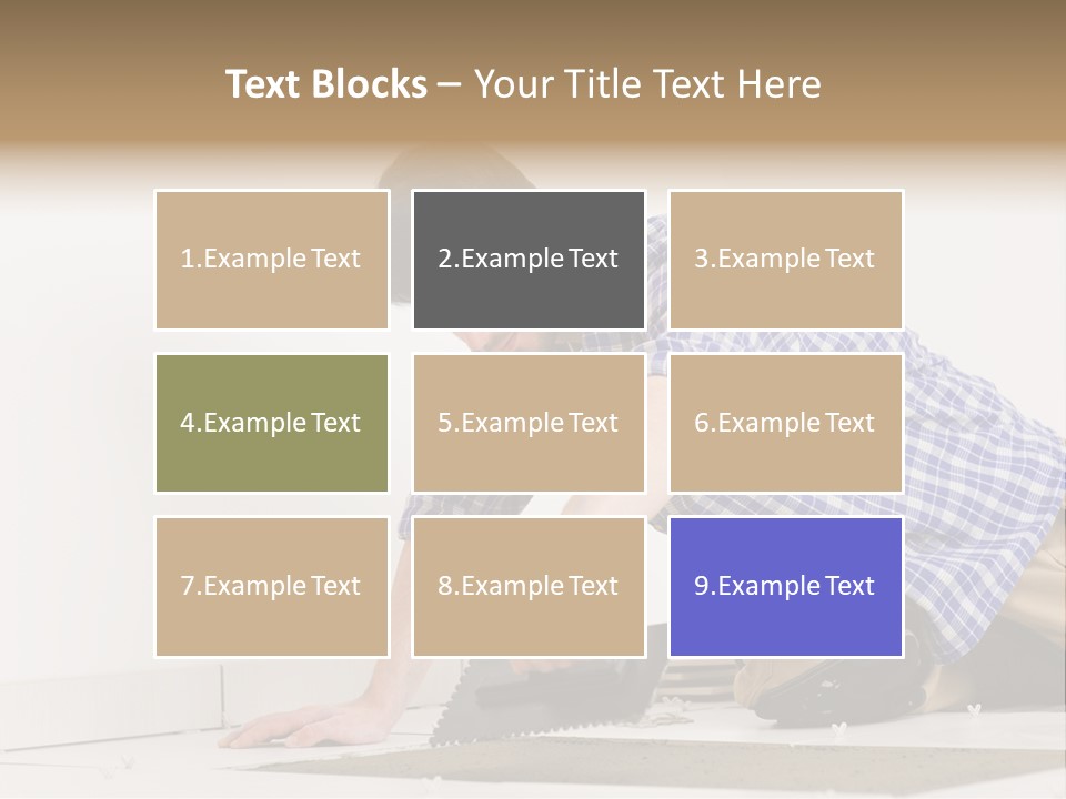Construction Tool Trowel PowerPoint Template