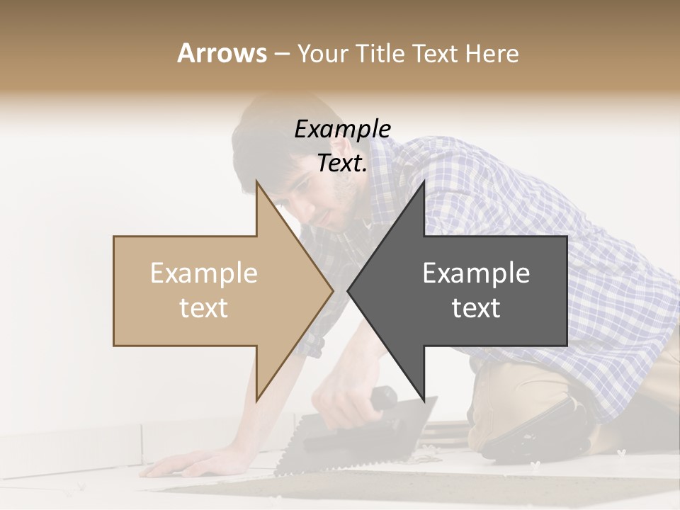 Construction Tool Trowel PowerPoint Template