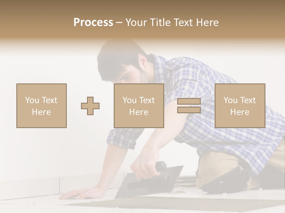 Construction Tool Trowel PowerPoint Template