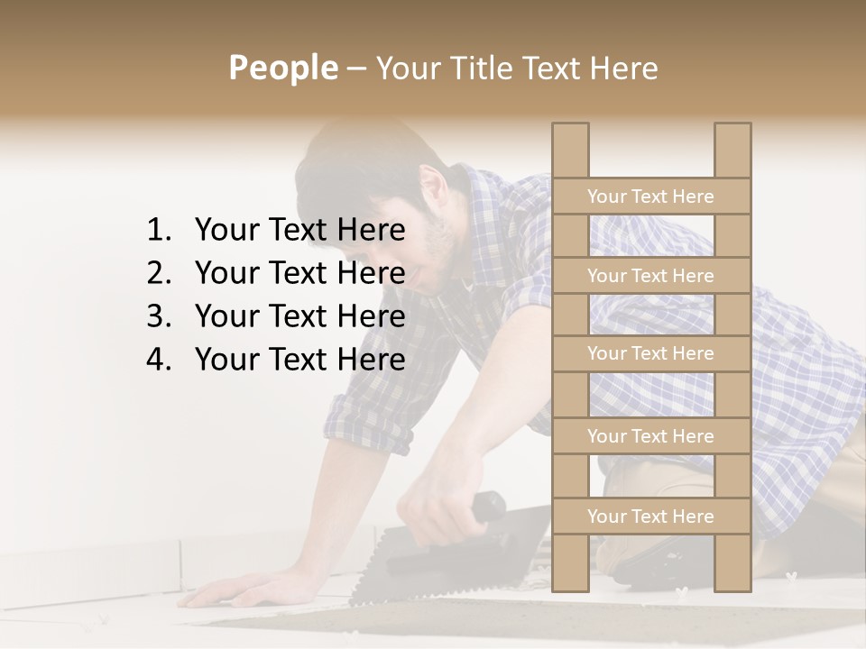 Construction Tool Trowel PowerPoint Template