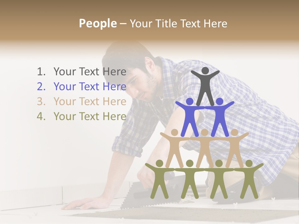 Construction Tool Trowel PowerPoint Template