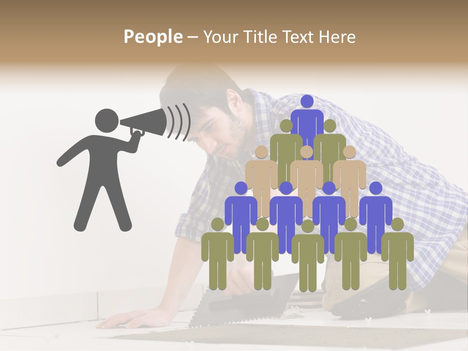 Construction Tool Trowel PowerPoint Template