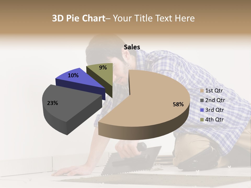 Construction Tool Trowel PowerPoint Template