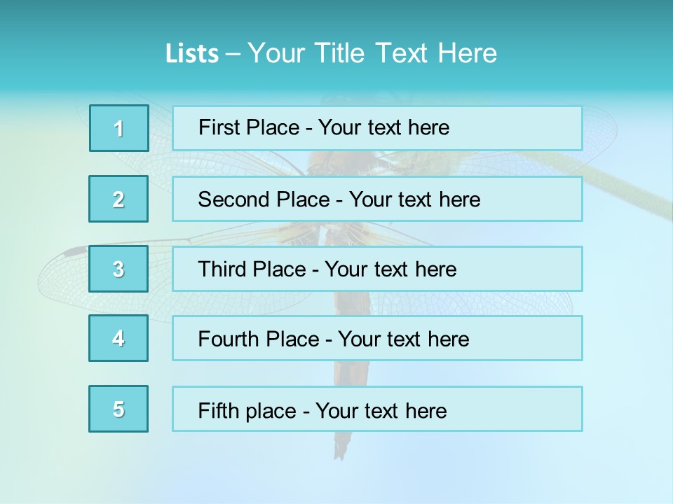 Invertebrates Macro Plant PowerPoint Template