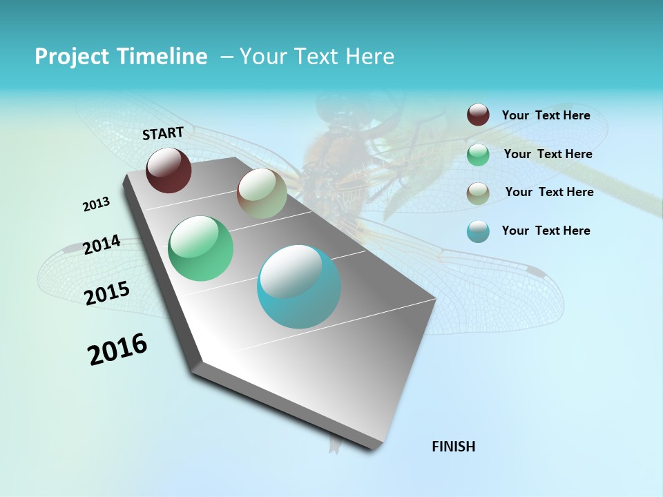 Invertebrates Macro Plant PowerPoint Template