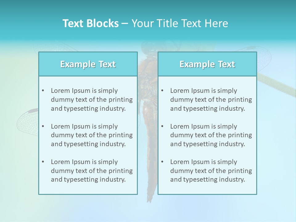 Invertebrates Macro Plant PowerPoint Template